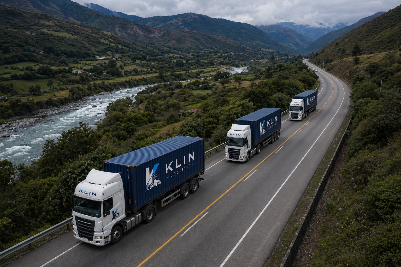 Flota de camiones Klin Logistic