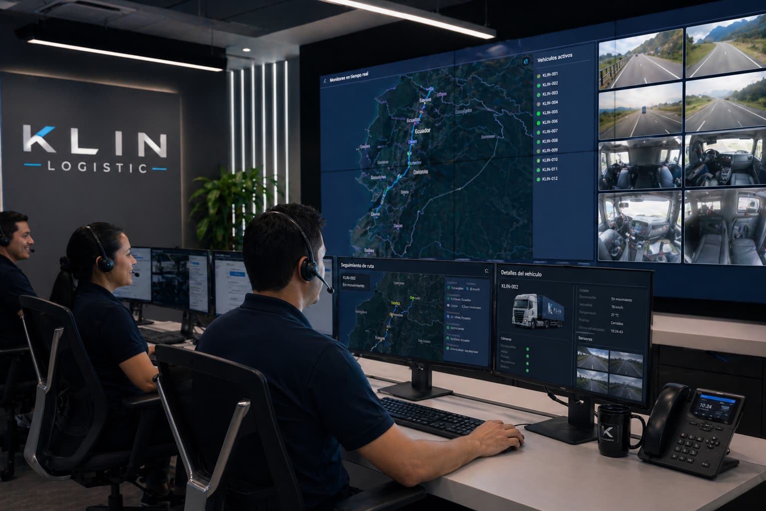 Sistema de monitoreo Klin Logistic